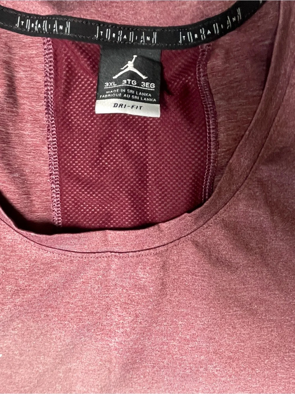 Jordan Maroon Dri-FIT Athletic Tank Top
